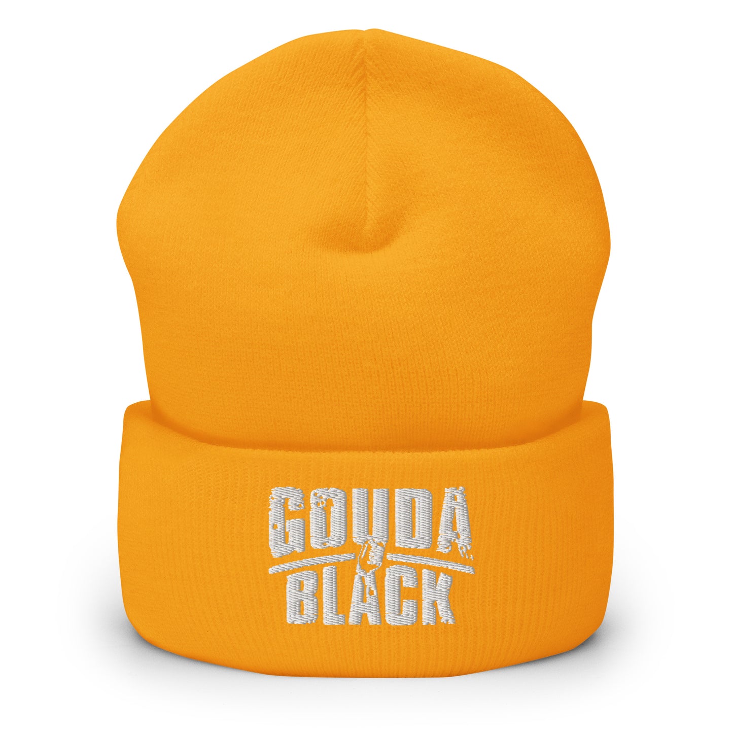 Gouda Black Cuffed Beanie