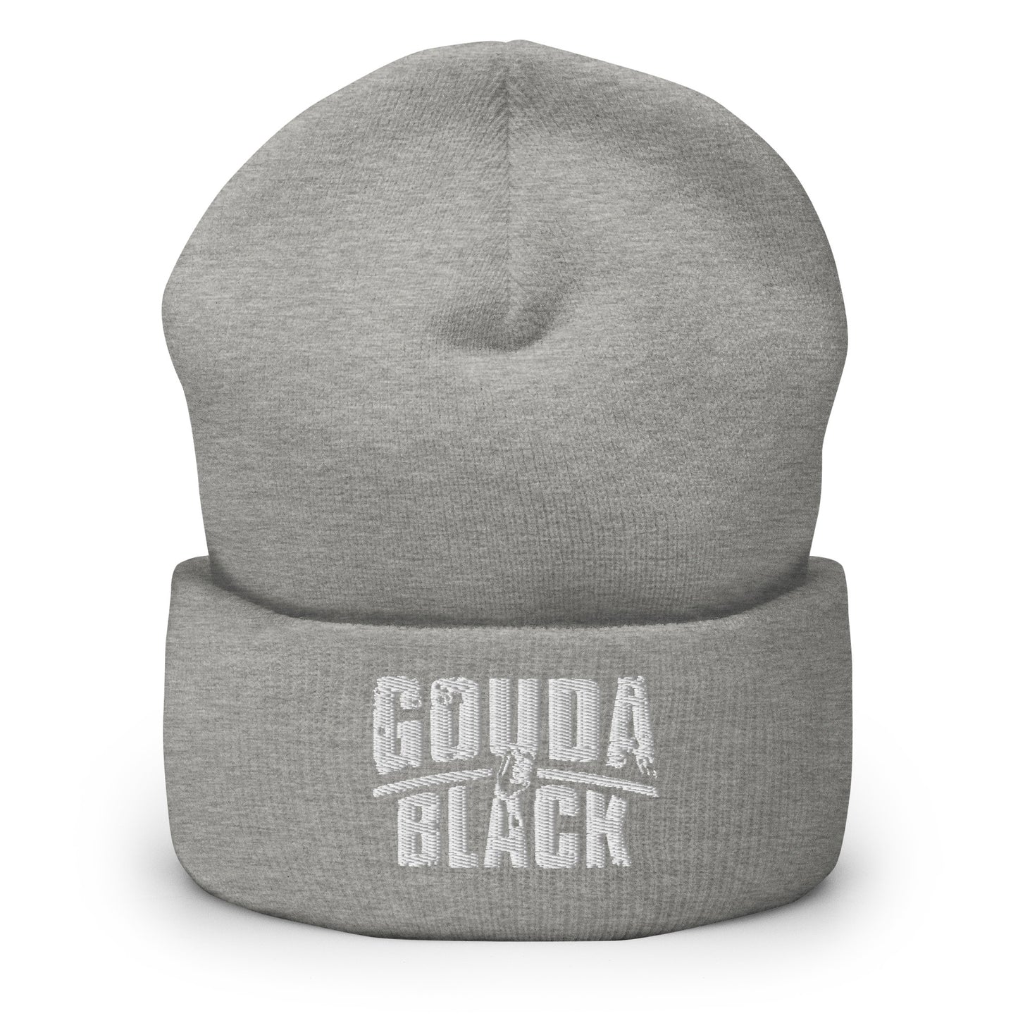 Gouda Black Cuffed Beanie
