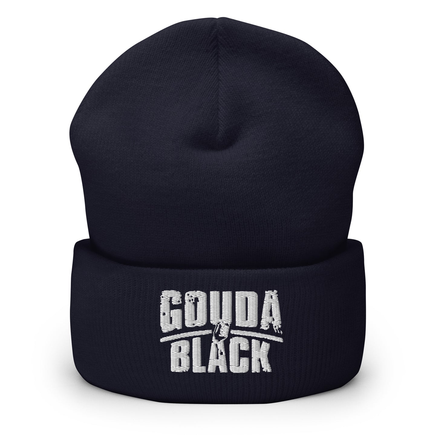 Gouda Black Cuffed Beanie