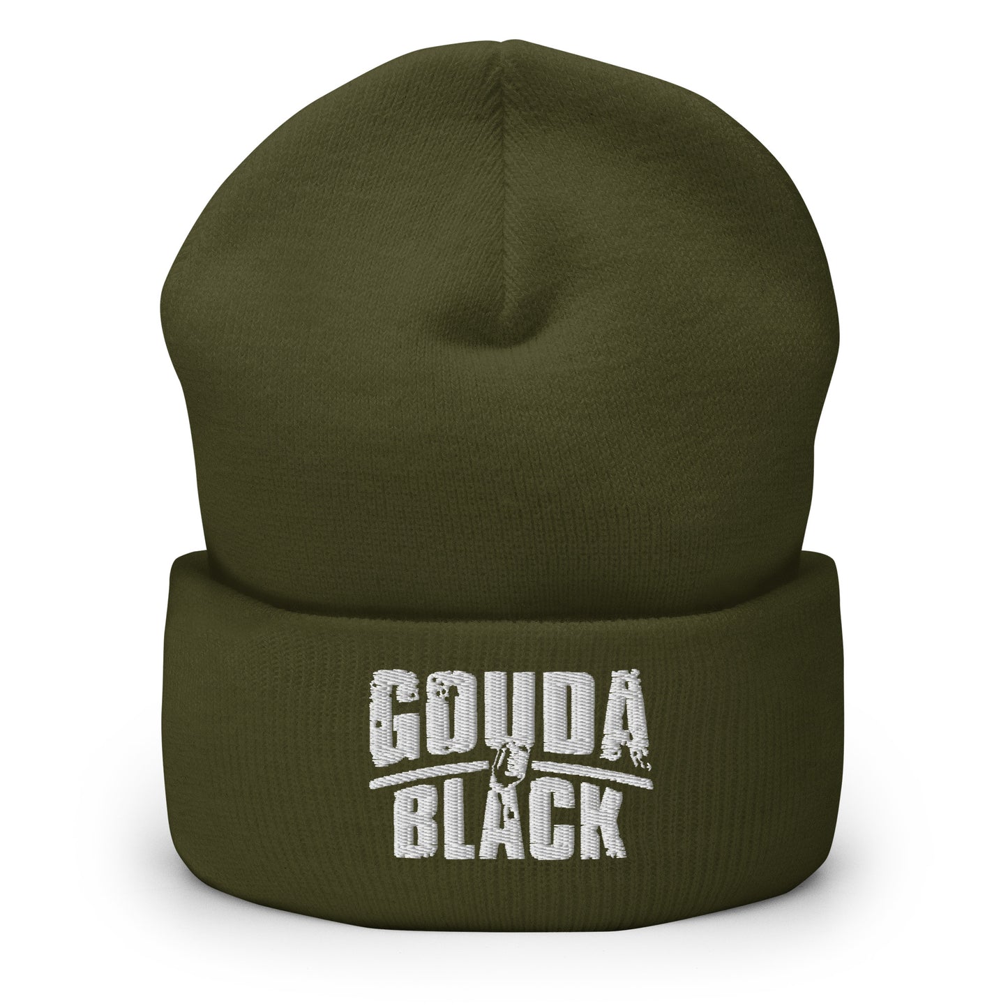 Gouda Black Cuffed Beanie
