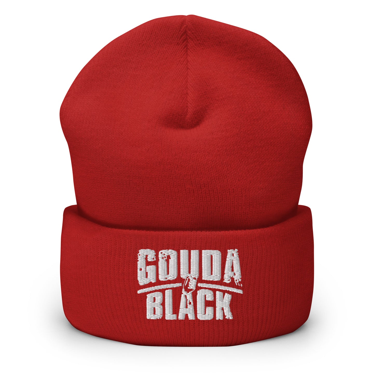 Gouda Black Cuffed Beanie