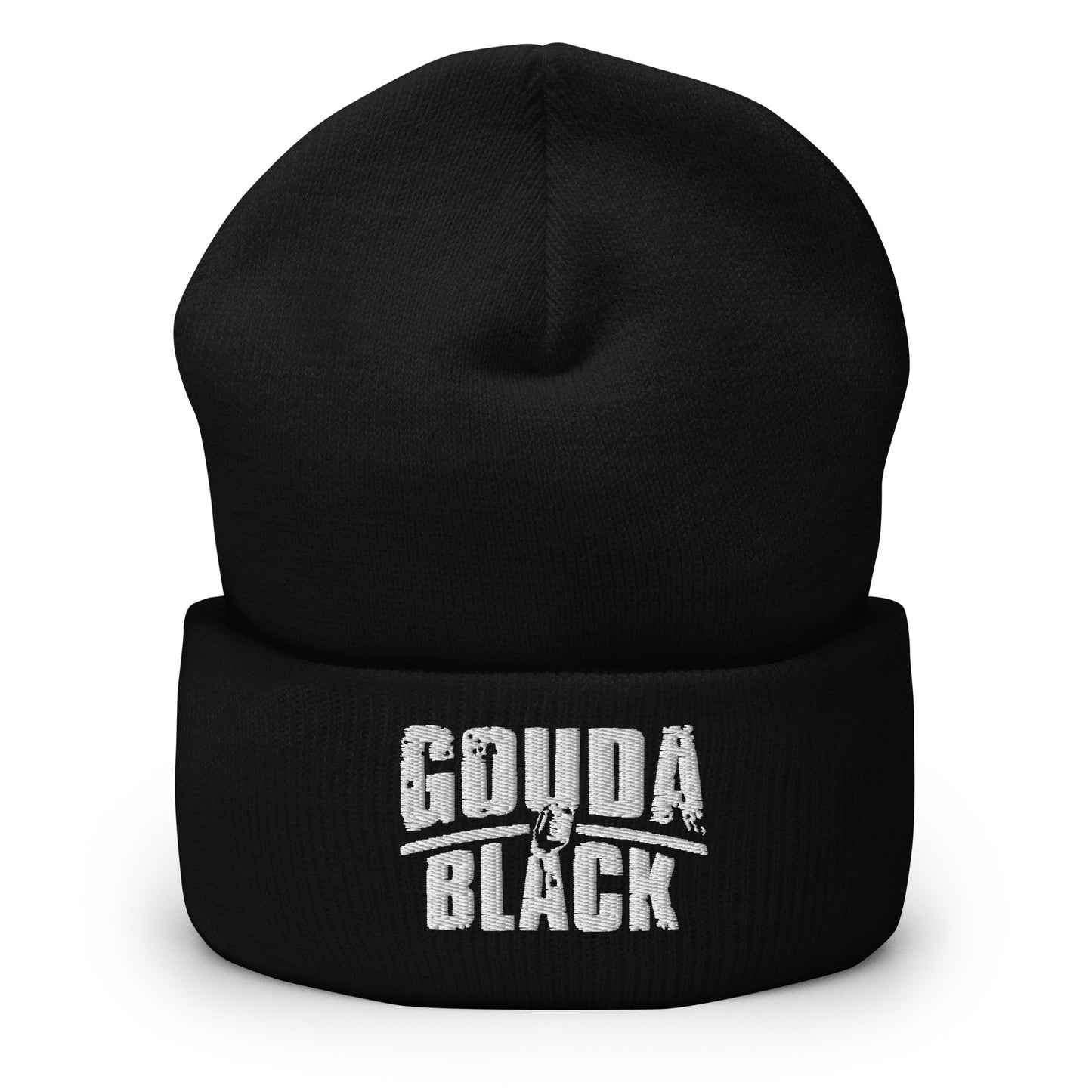 Gouda Black Cuffed Beanie