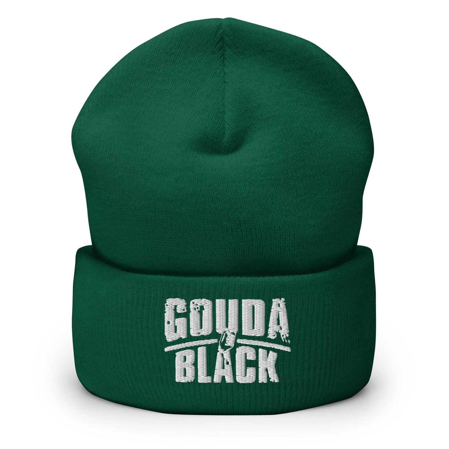 Gouda Black Cuffed Beanie