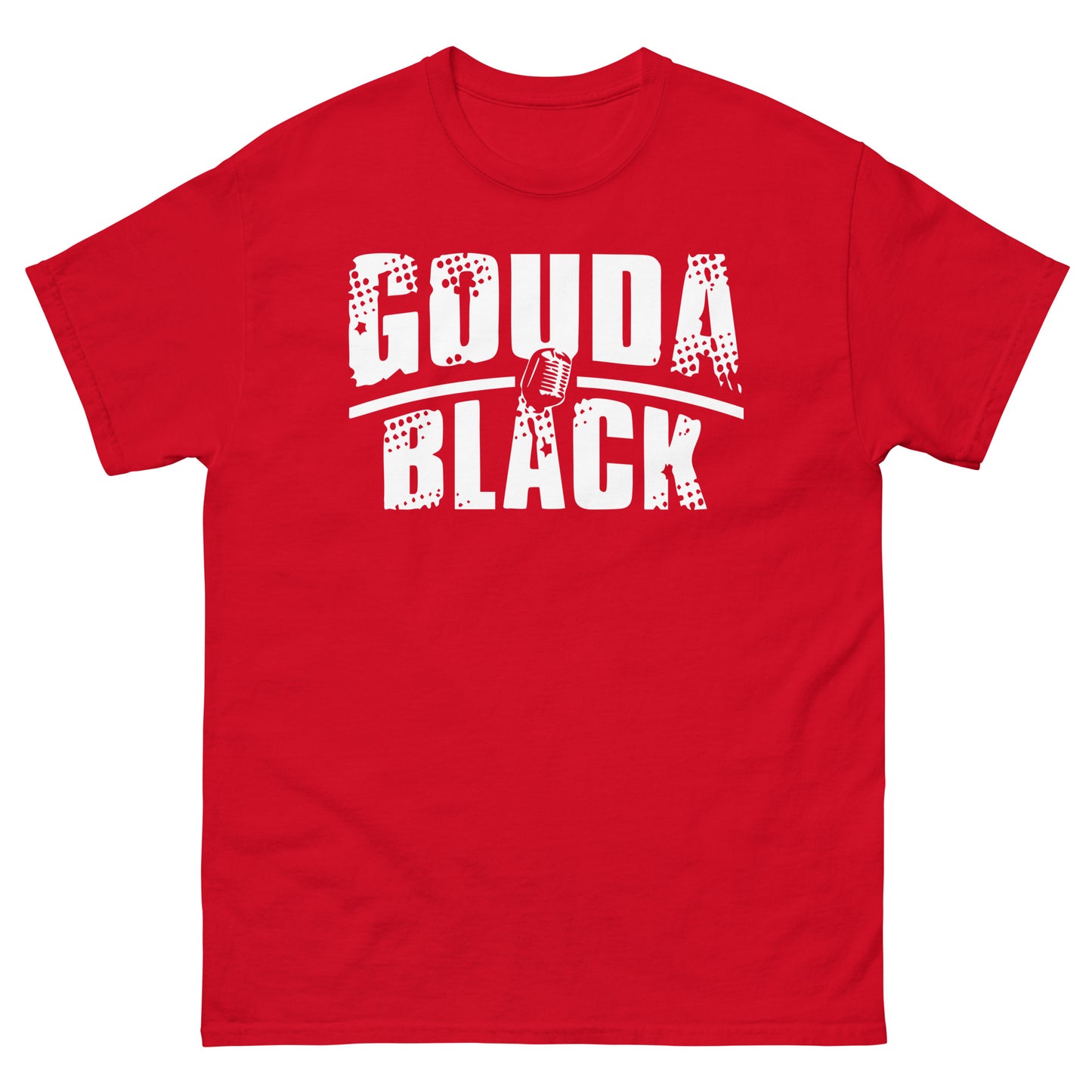 Gouda Black Logo White Unisex Classic Tee