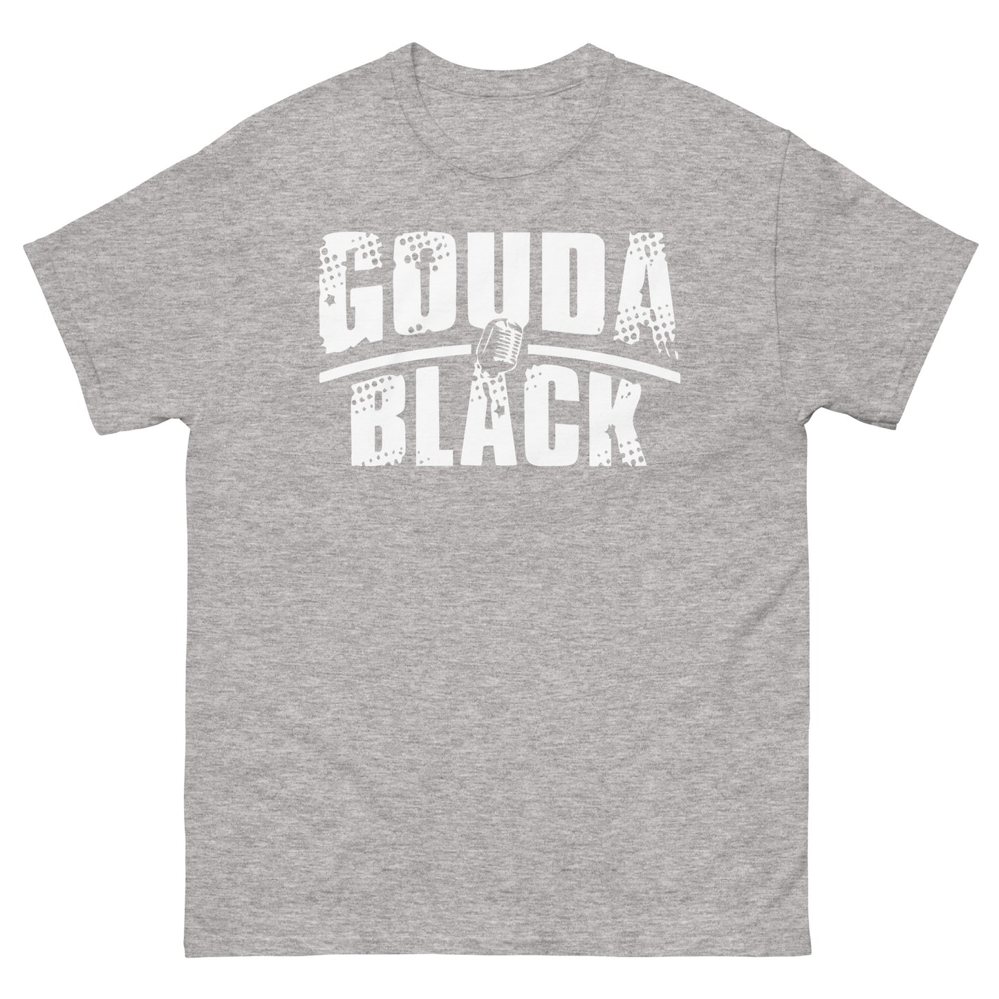 Gouda Black Logo White Unisex Classic Tee