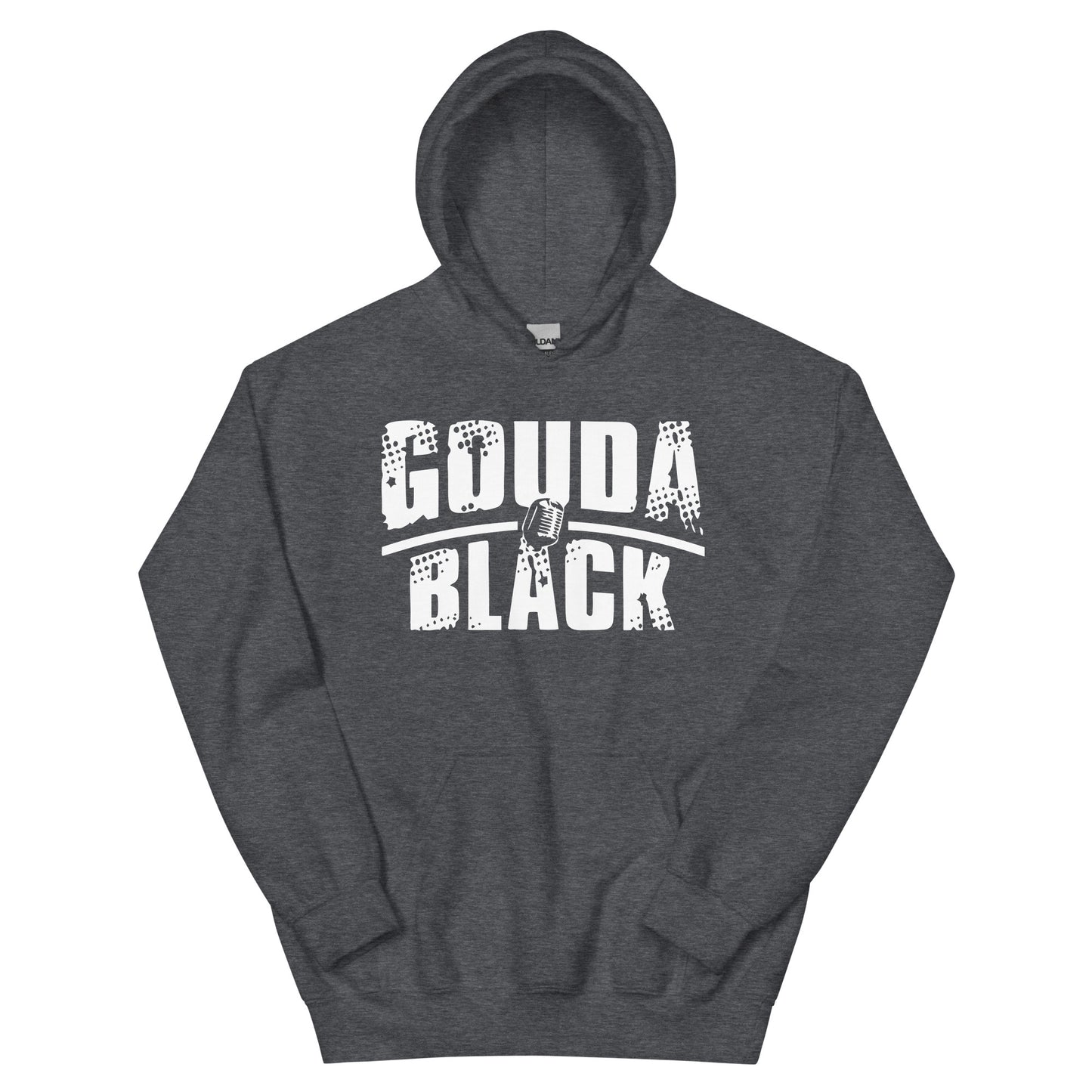 Gouda Black White Logo Unisex Hoodie