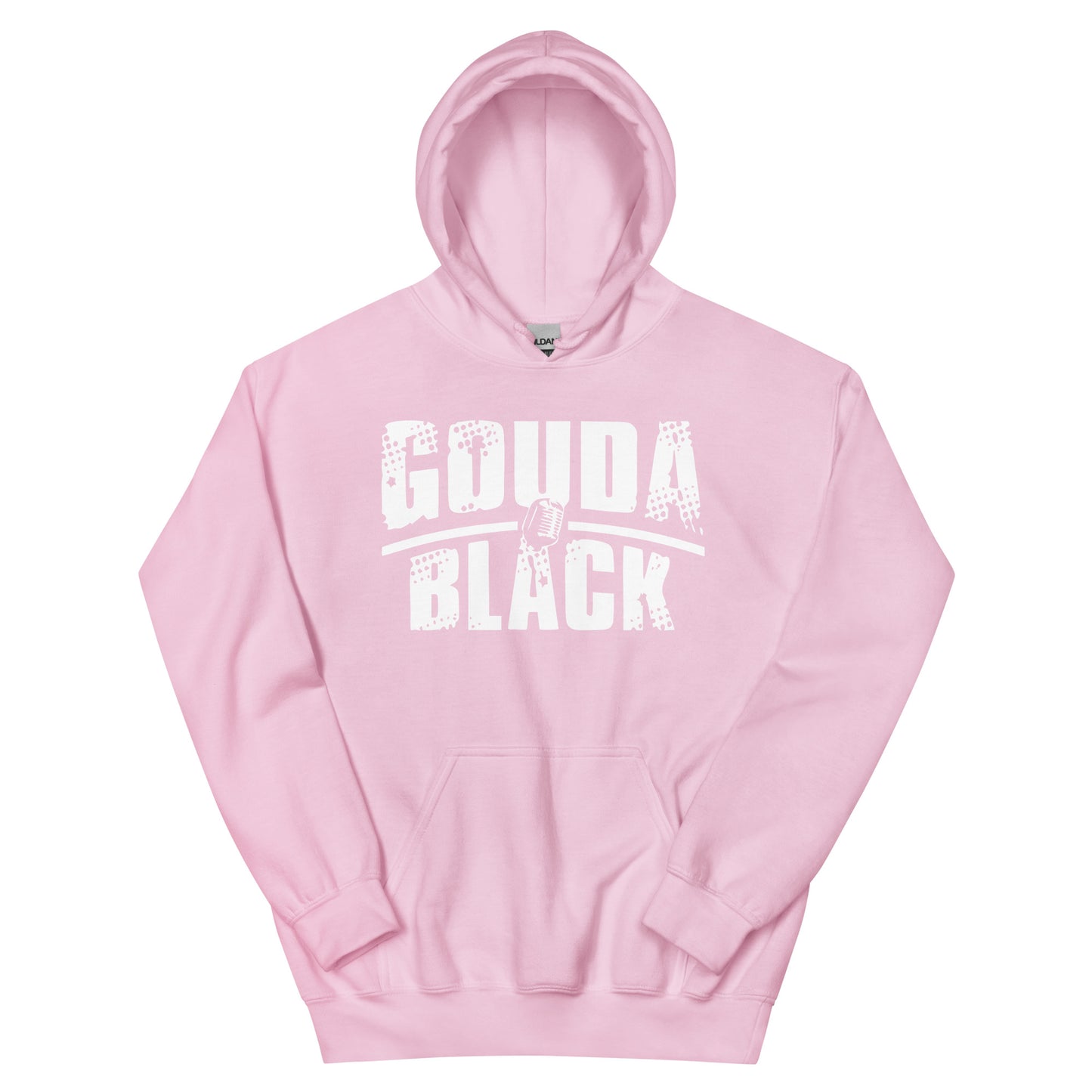 Gouda Black White Logo Unisex Hoodie